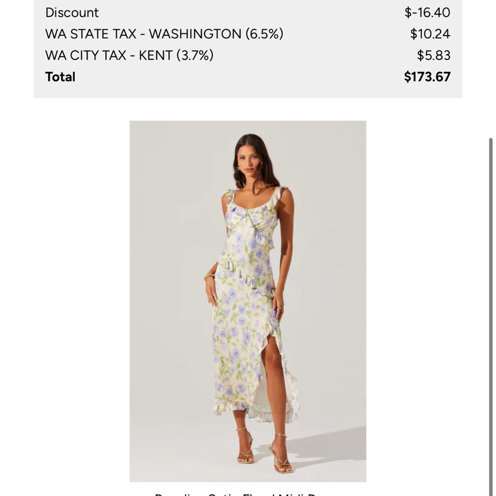 ASTR THE LABEL Rosalina Dress XS NWT - Picture 2 of 4